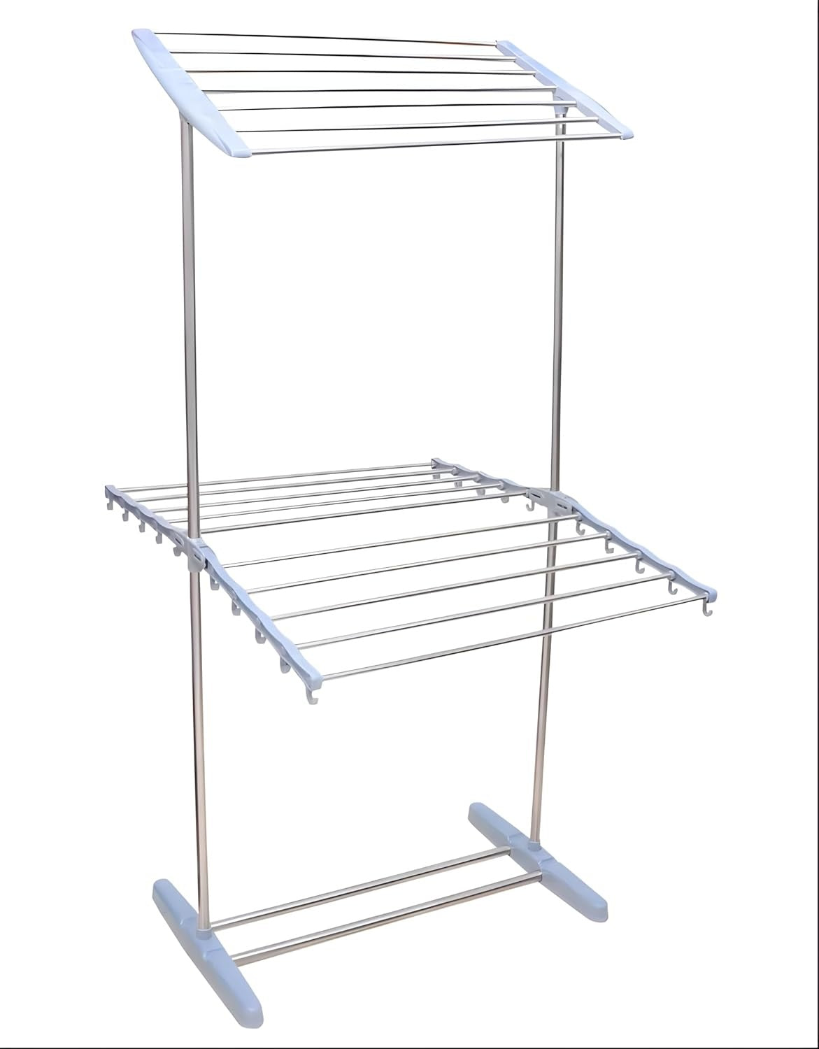 2-Layer Mobile Towel Rack