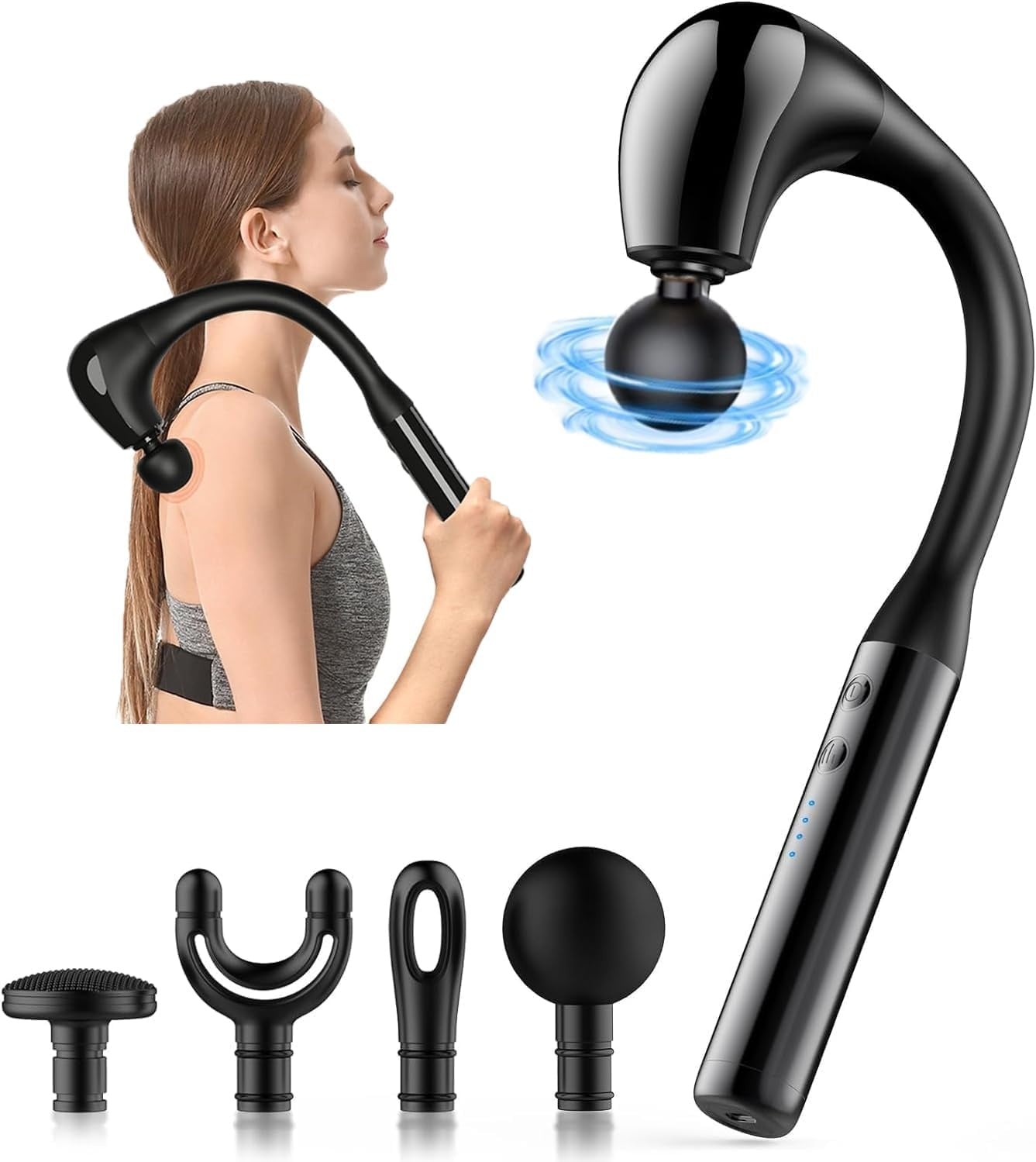 Deep Tissue Massage Gun with Heat