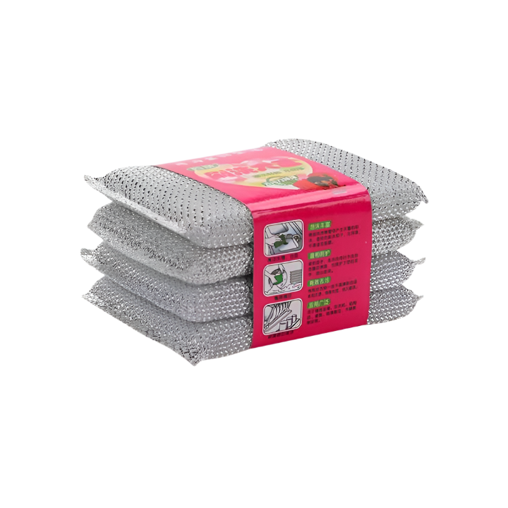 Non-Scratch Wire Dishcloth Set (4pc)