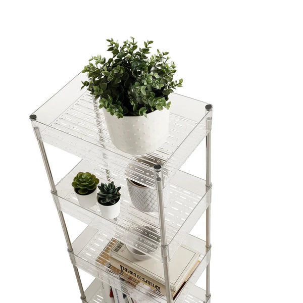 Acrylic 4-Tier Trolley
