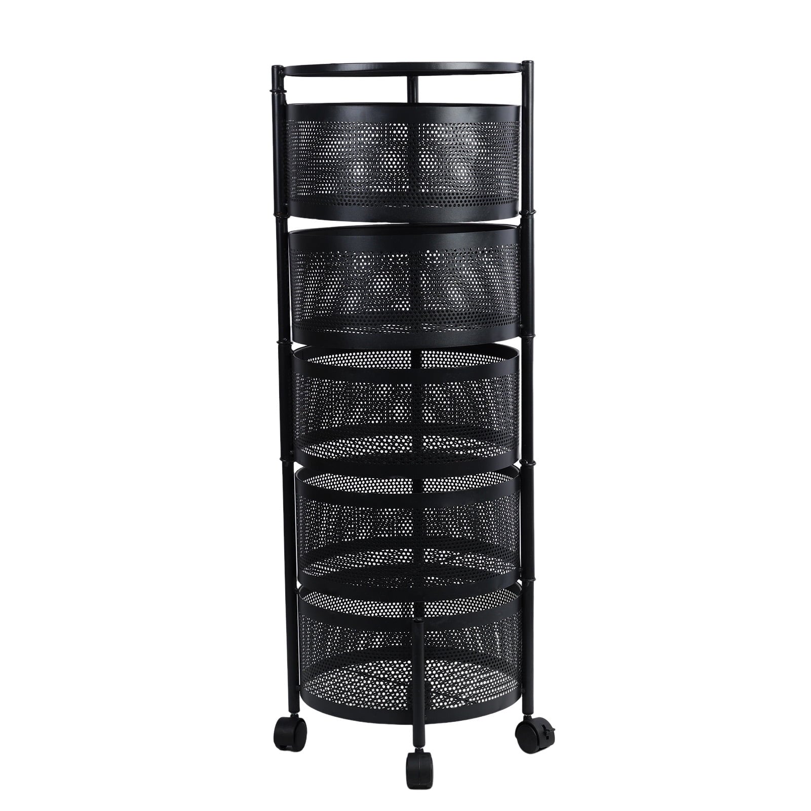 360° Rotating Kitchen Storage Trolley