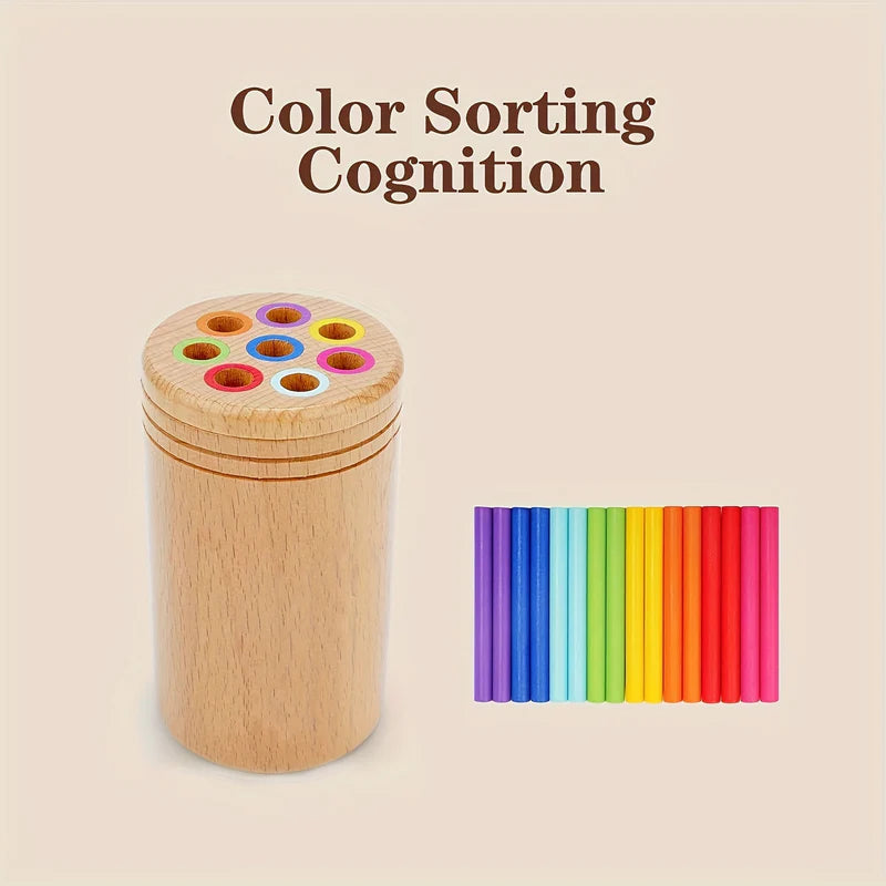 Wooden Color Sorting Sticks