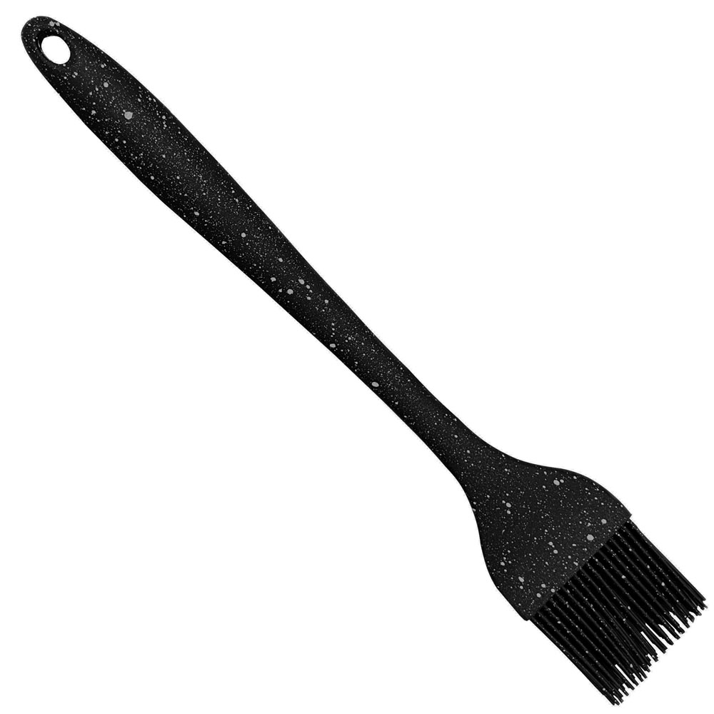 Speckled Silicone Basting Brush - Black