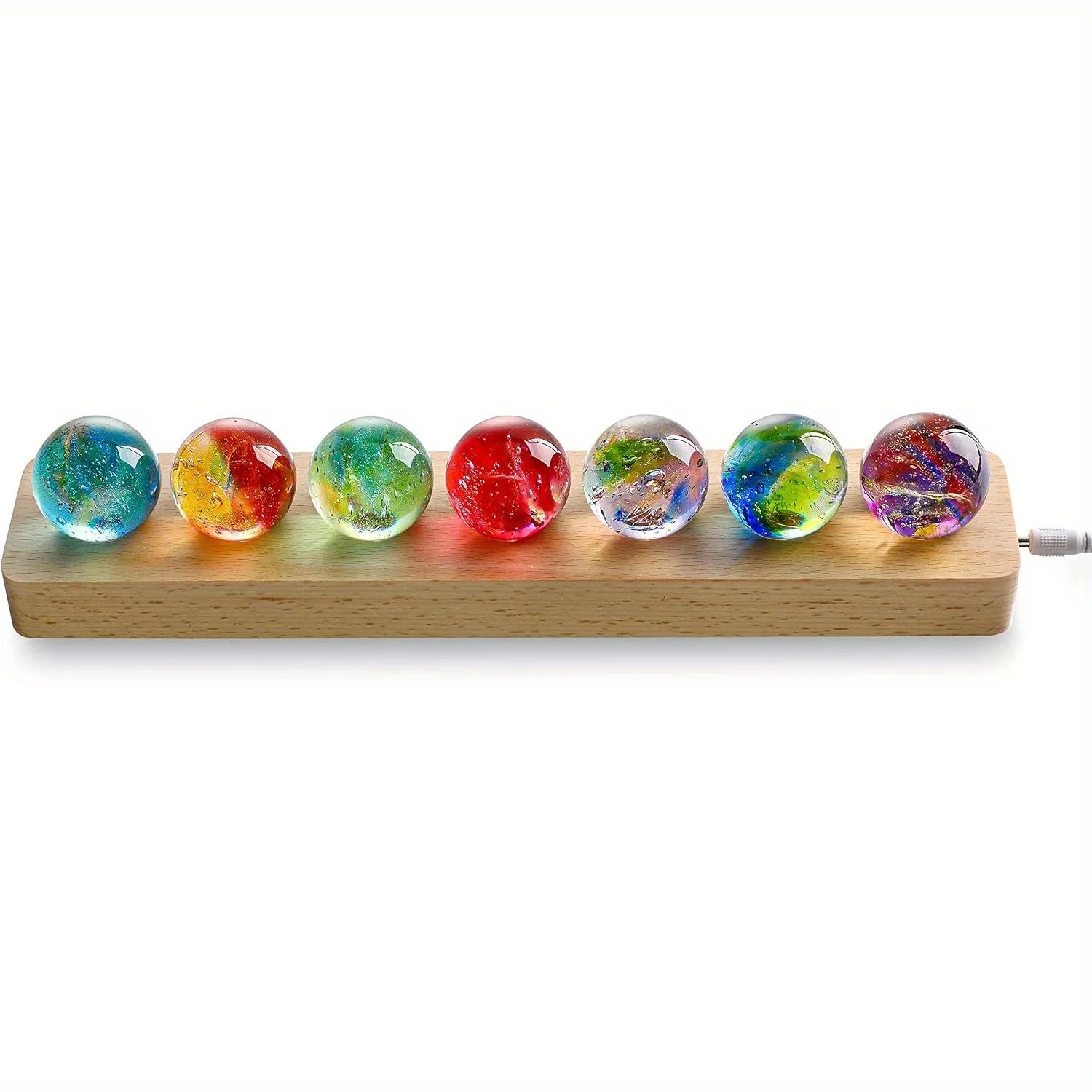 Seven Chakra Natural Crystal Ball