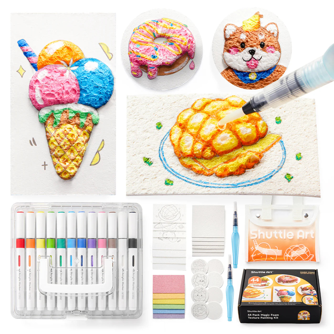 Magic Foam Texture Painting Kit