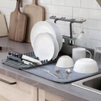 Dish Drying Mat with Rack