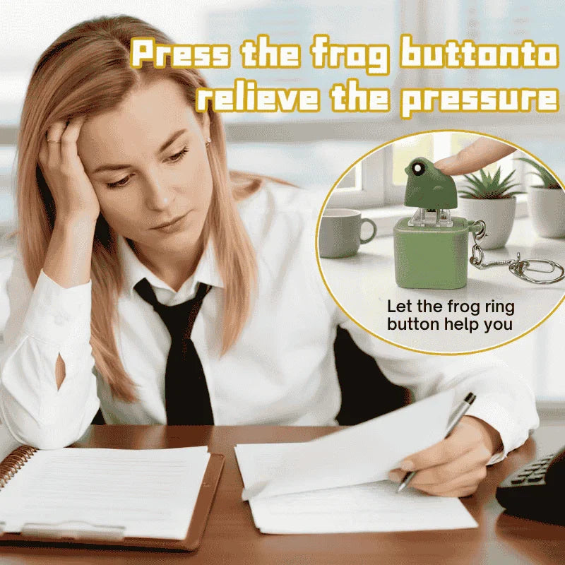 Croaking Frog Clicker Keychain
