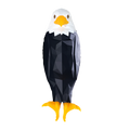 Geometric design of an eagle on a white background