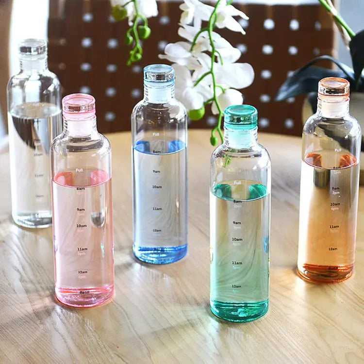 ٹائم مارکر کے ساتھ 500ml بڑی صلاحیت والی شیشے کی بوتل