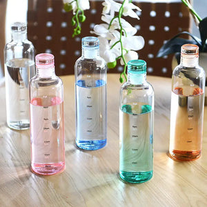 ٹائم مارکر کے ساتھ 500ml بڑی صلاحیت والی شیشے کی بوتل