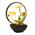 Golden Lotus Leaf Lamp