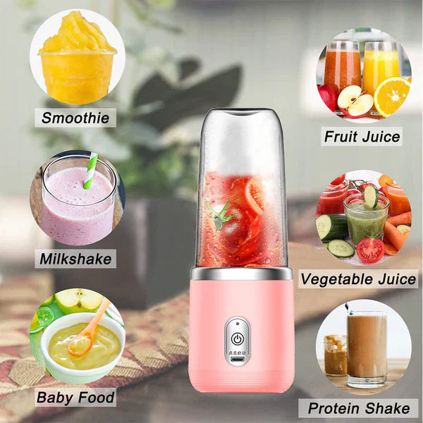 300ml کپ کے ساتھ 6 بلیڈ یو ایس بی جوسر