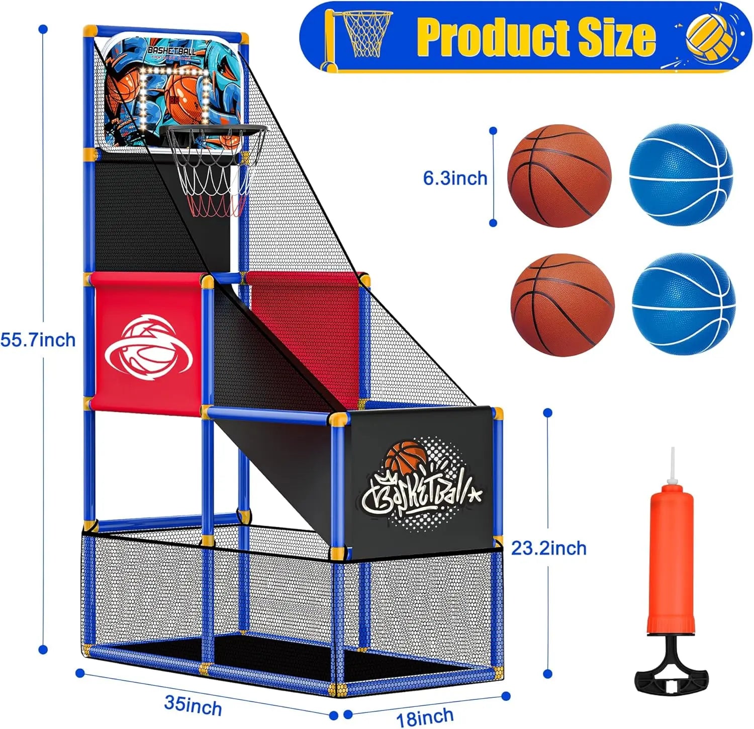 Arcade Basketball Shooting Machine