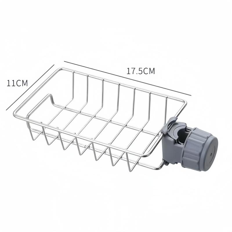 Clamp-On Faucet Sink Rack