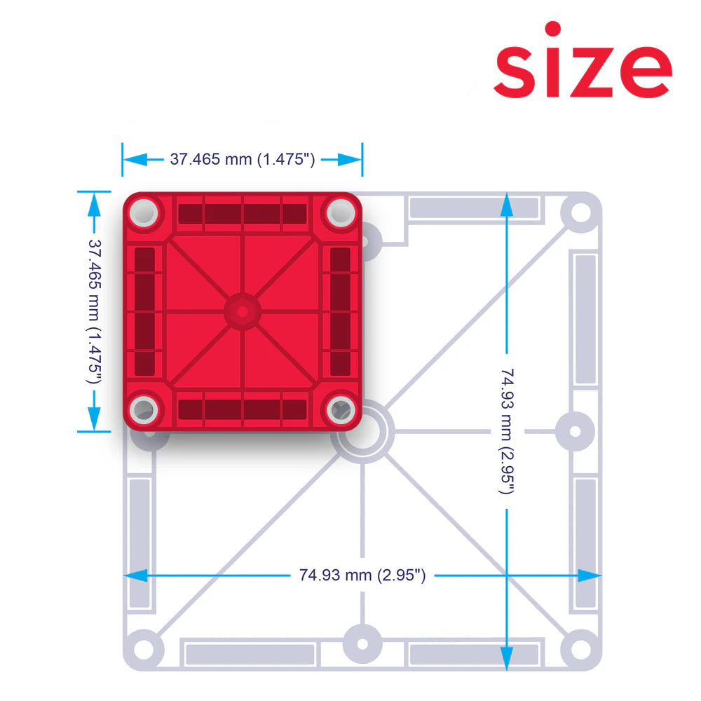 TravelTiles - Mini Magnetic Building Kit