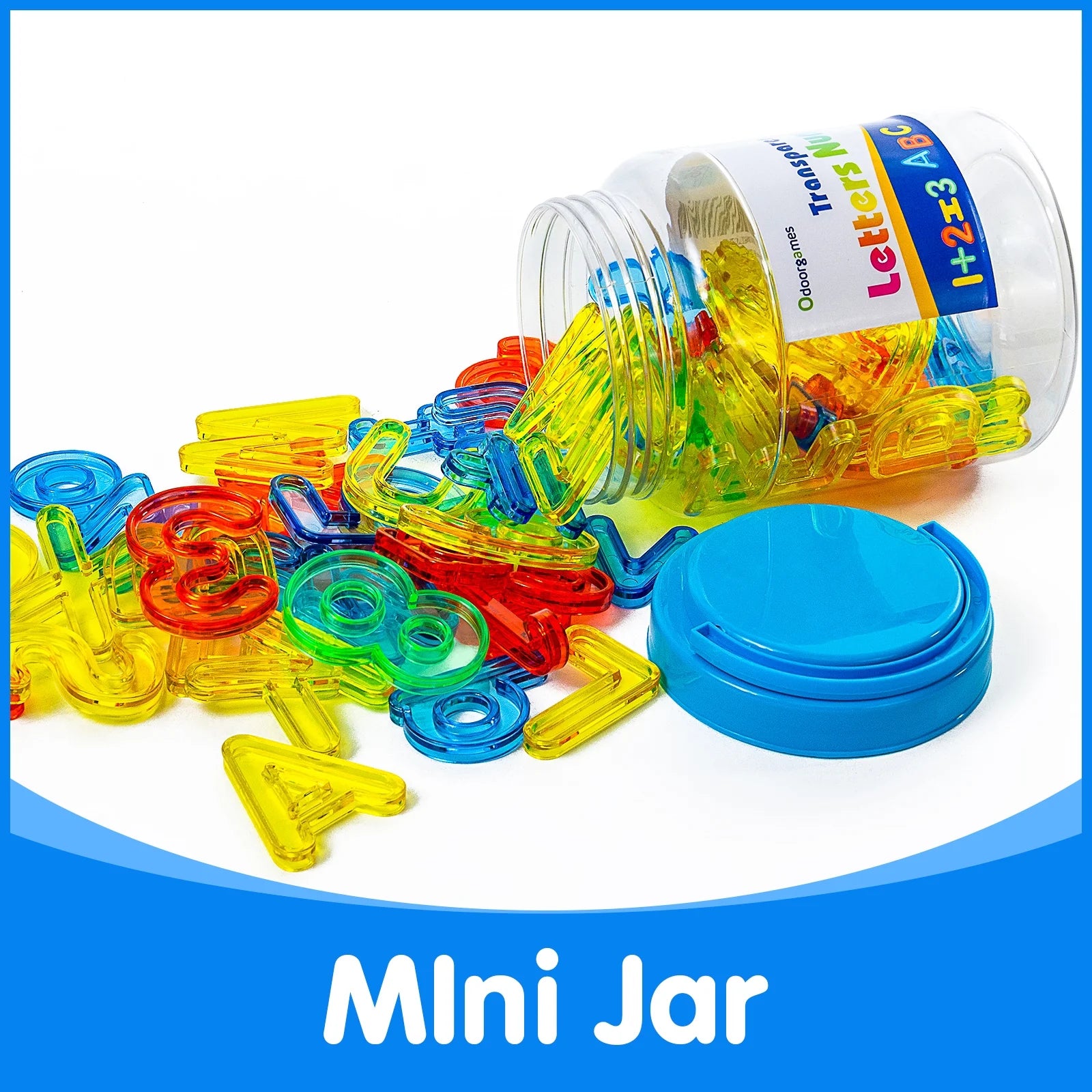 66 Pcs Translucent Letters and Numbers
