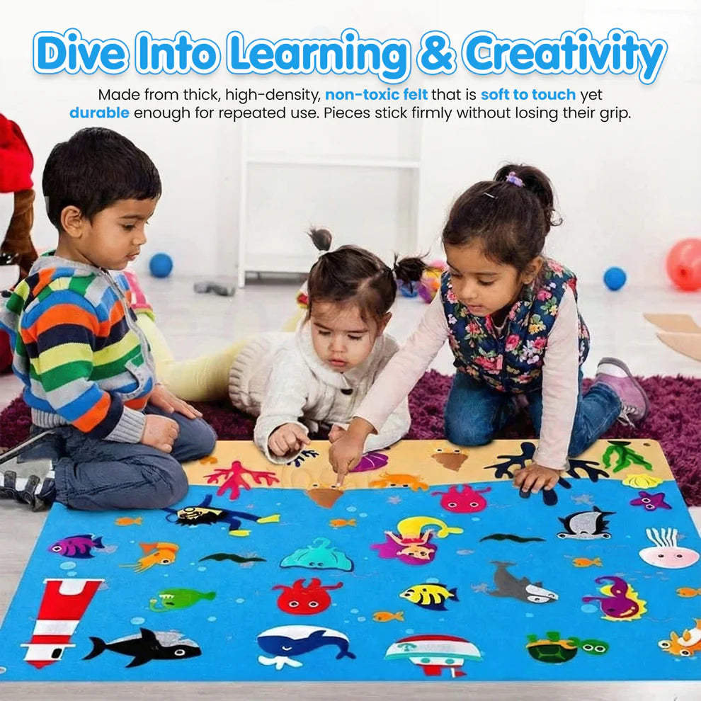 FeltWorlds – Interactive Imagination Playground