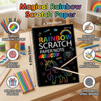 Magical Rainbow Scratch Paper