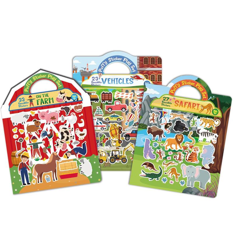 Reusable Puffy Sticker Book