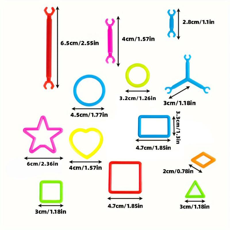 Interlocking DIY Stick Building Blocks