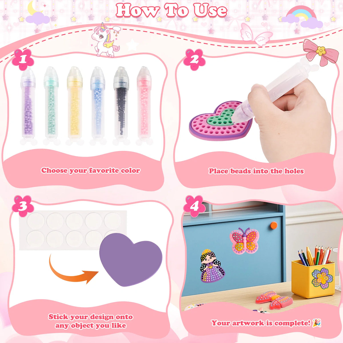 DIY Bead's Pen — Rainbow Bead Decorating Set – product view 3 of 7