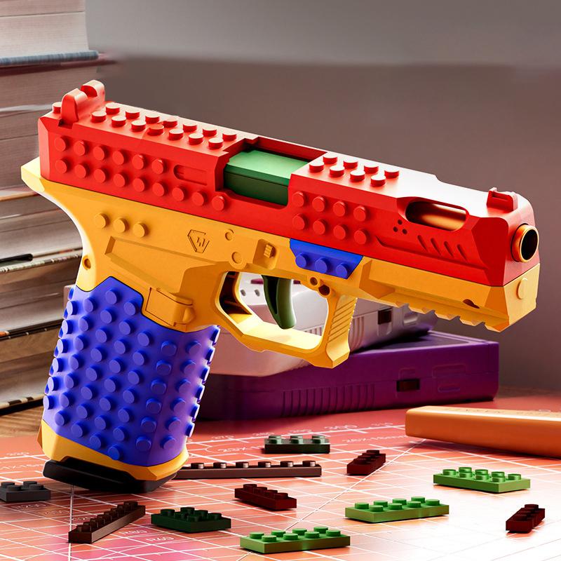 DIY Building Block Blaster – Tactical Handle Toy