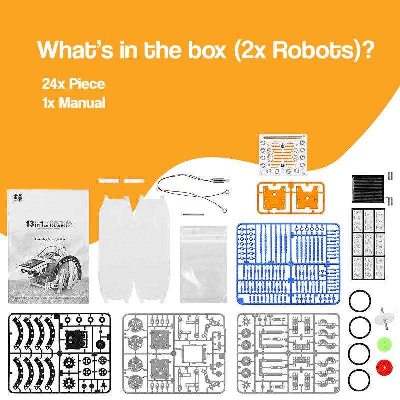 12-in-1 STEM Solar Robot Kit