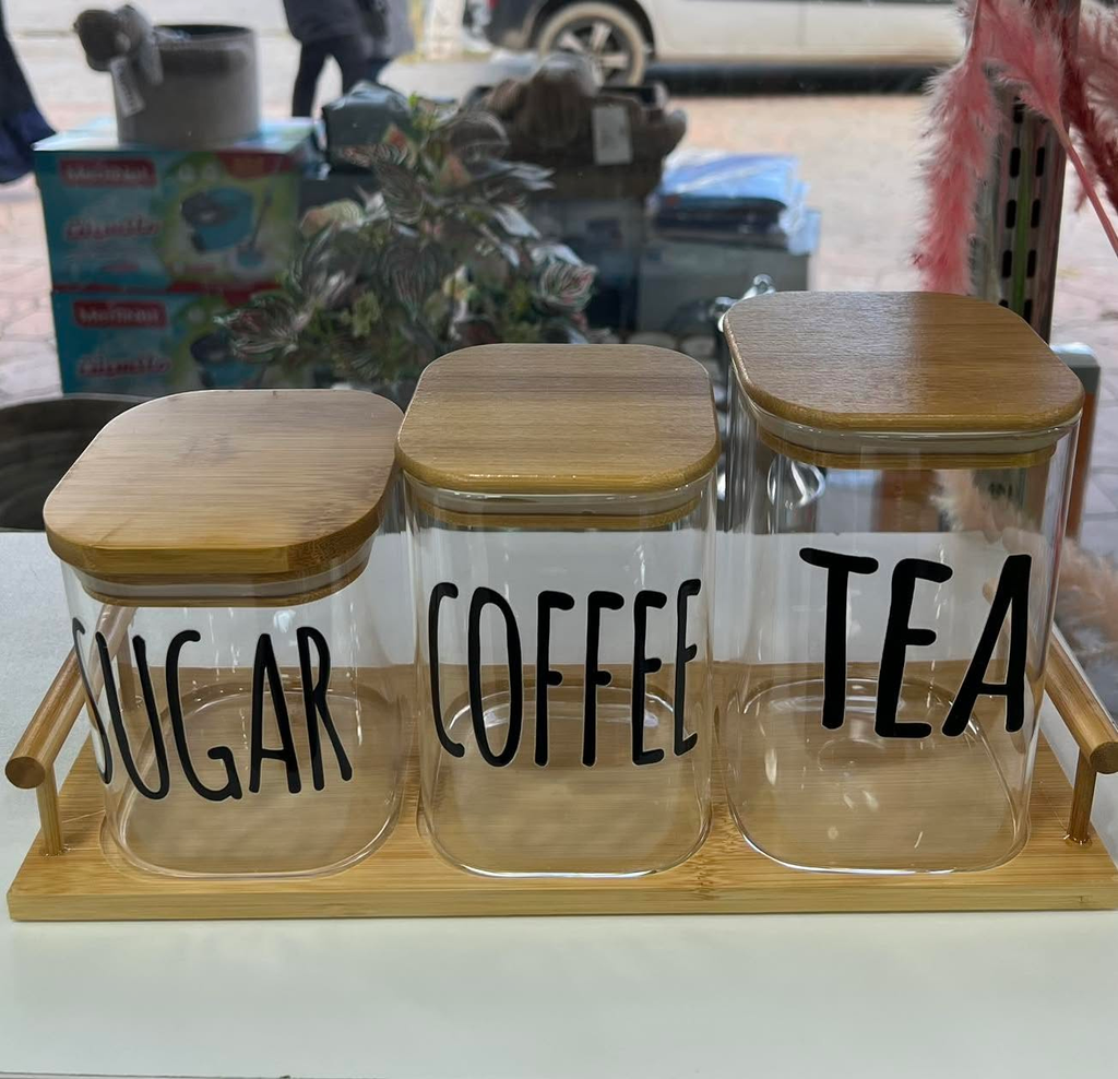 Tea Coffee Sugar Jars