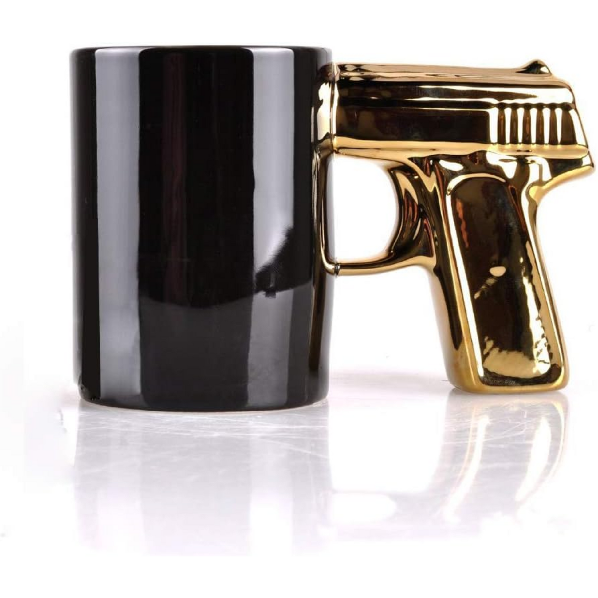 Pistol-Shaped Ceramic Mug