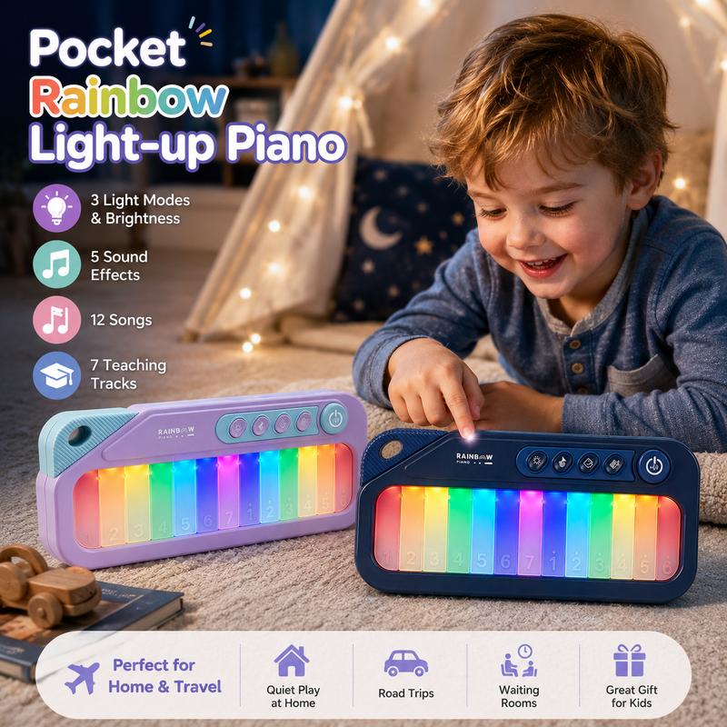 Electronic Coloured Lights Piano – product view 8 of 8
