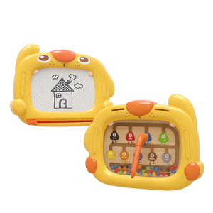 Puppy Drawing Slate and Magnetic Number Color Maze Game