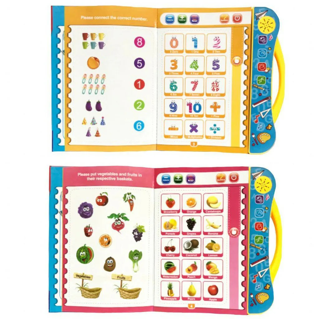 Interactive Kids Intelligence Book - Early Learning Audio Toy