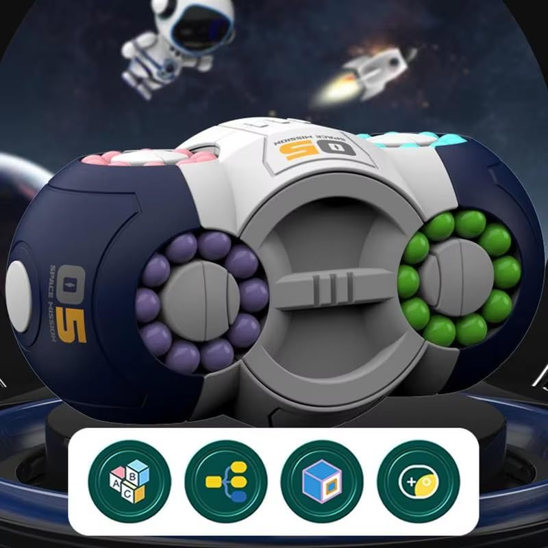 Space UFO Rotating Magic Bean Cube