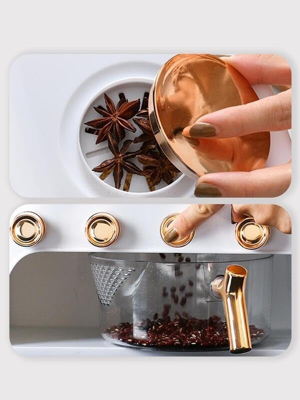 6-Grid Dry Food Dispenser