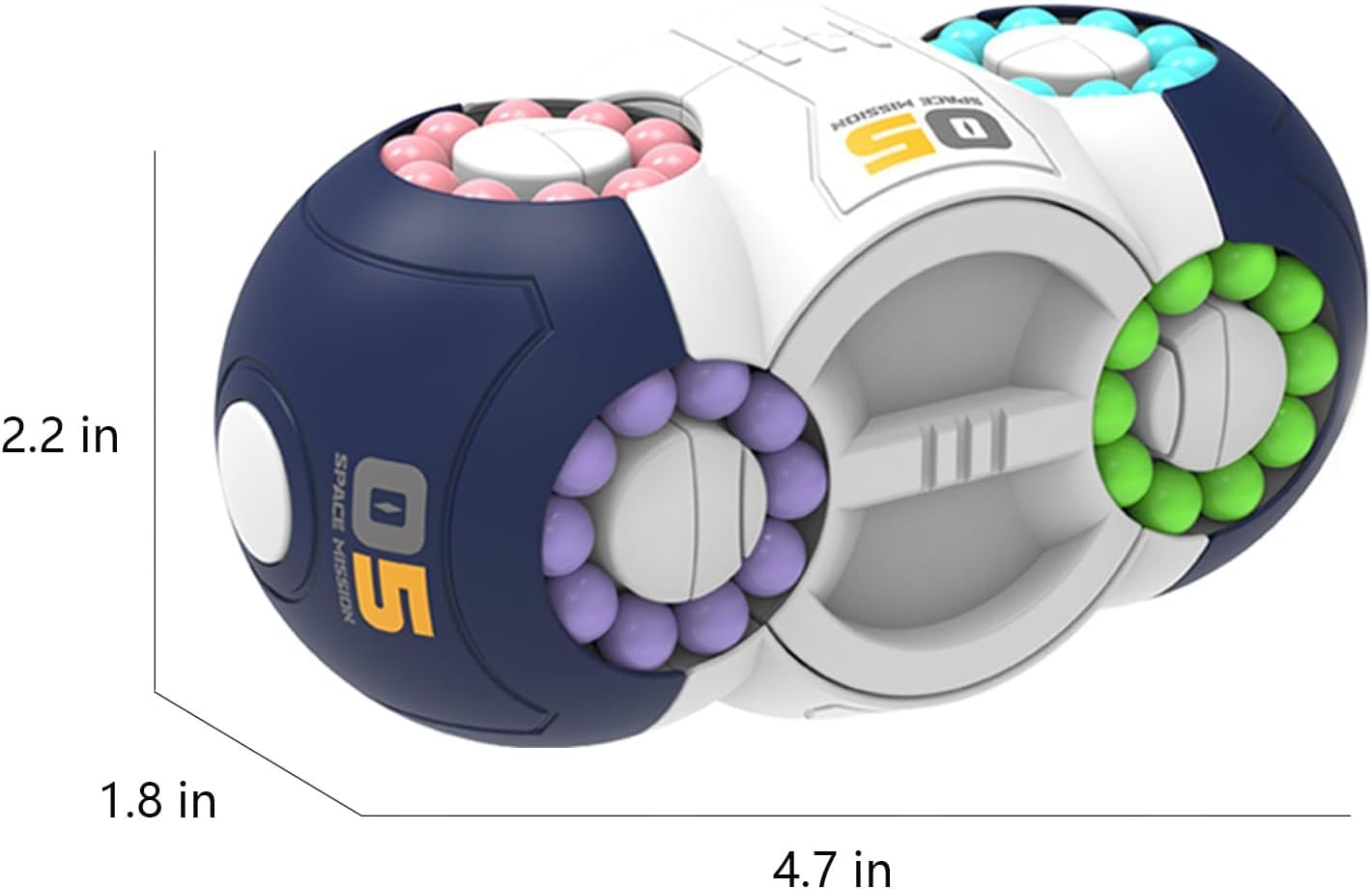 Space UFO Rotating Magic Bean Cube