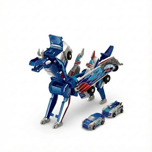 2 in 1 Transforming Race Car Dinosaur Toy