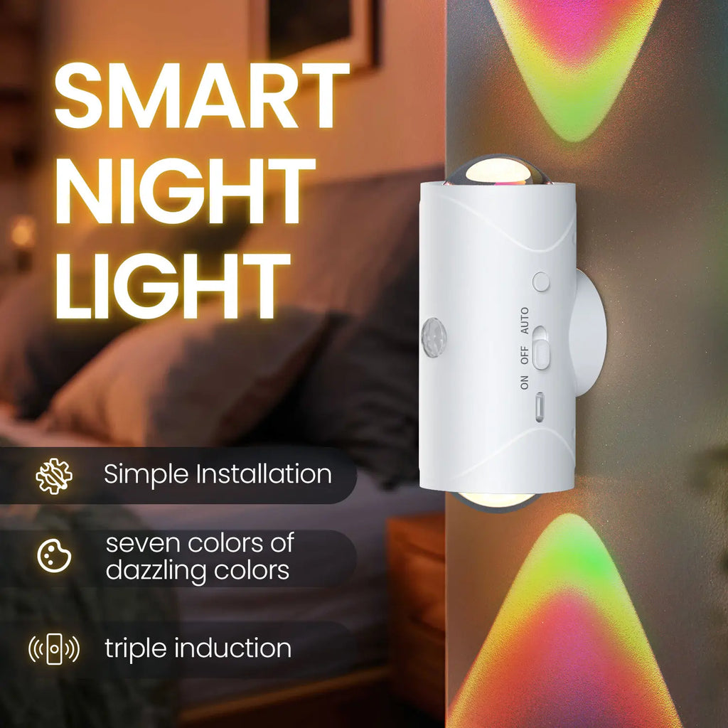 Magnetic RGB Motion Sensor Night Light