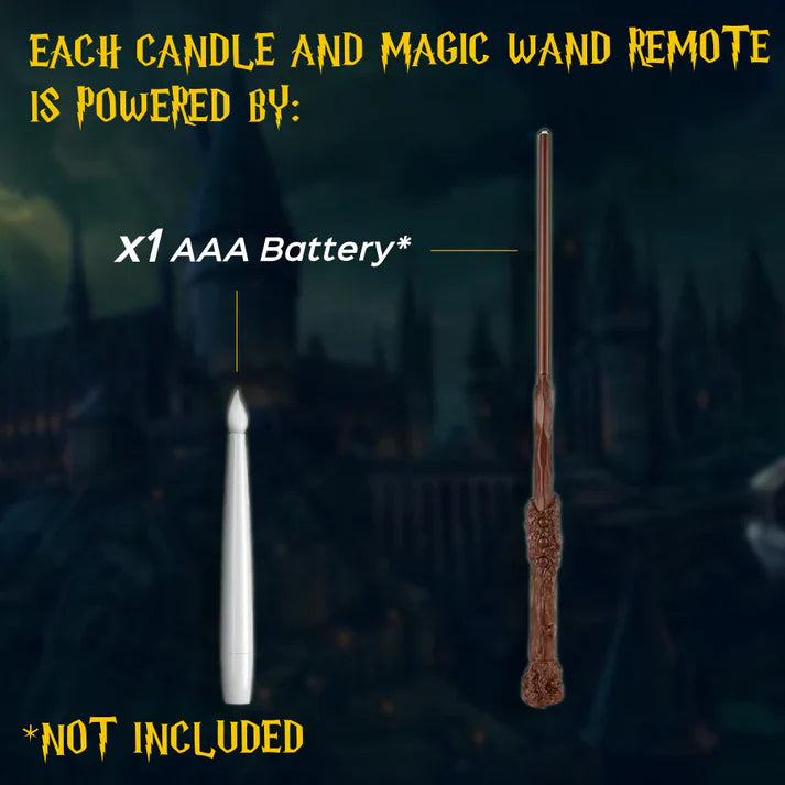 Floating Candles Set with Magic Wand