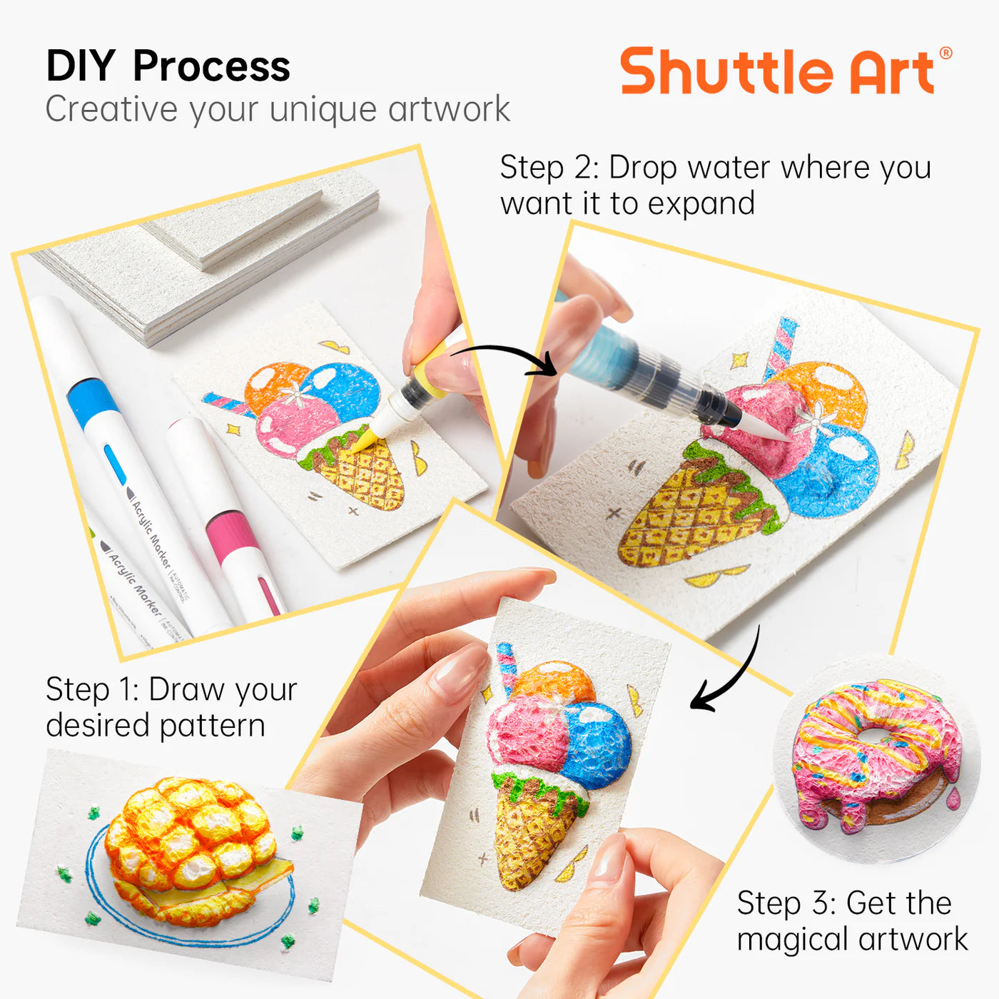 Magic Foam Texture Painting Kit