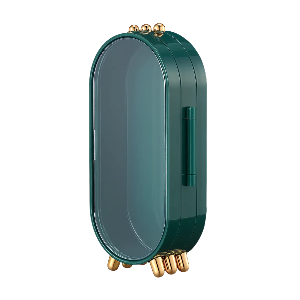 Acrylic Foldable Jewelry Box with Mirror