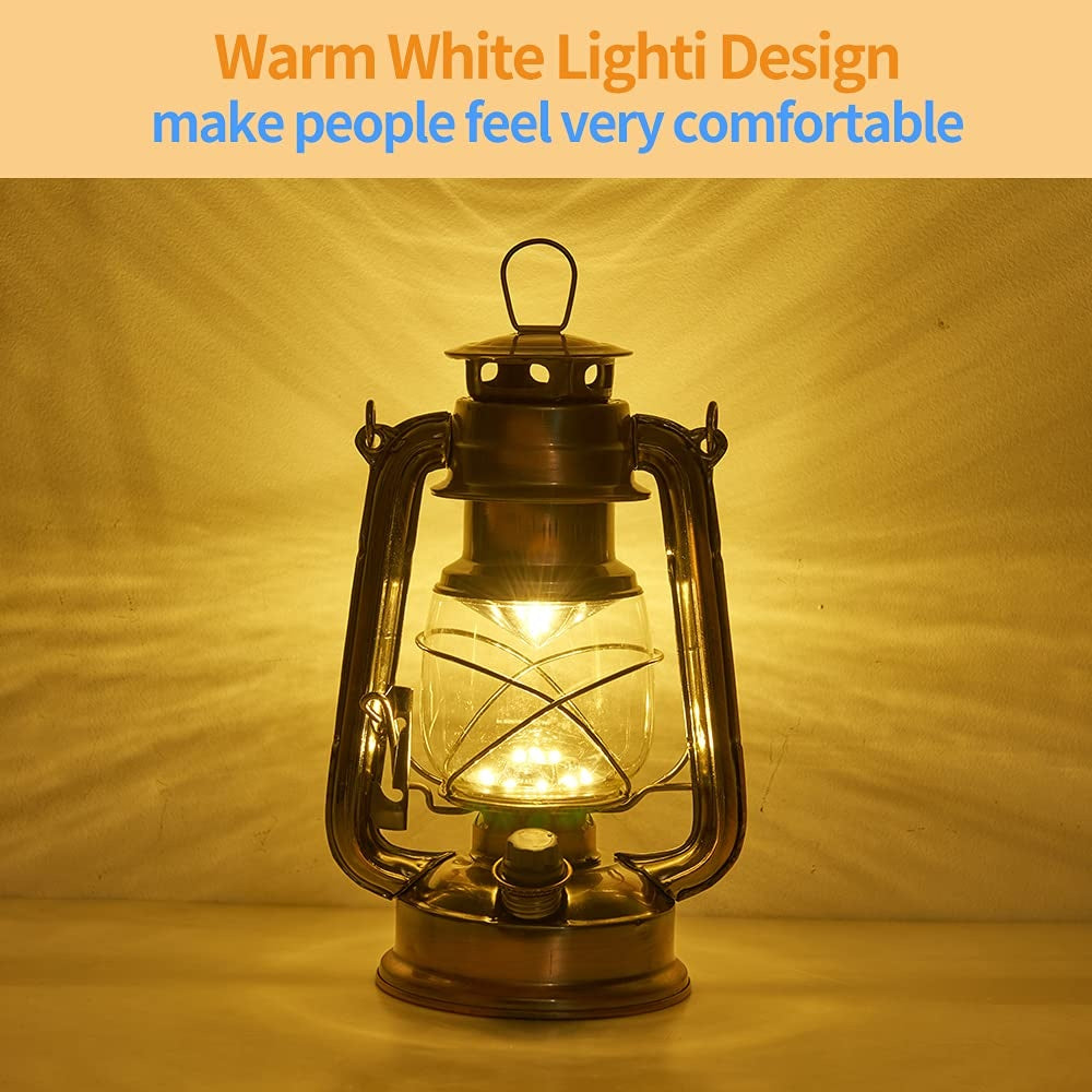 Rechargeable Vintage Hurricane Lantern