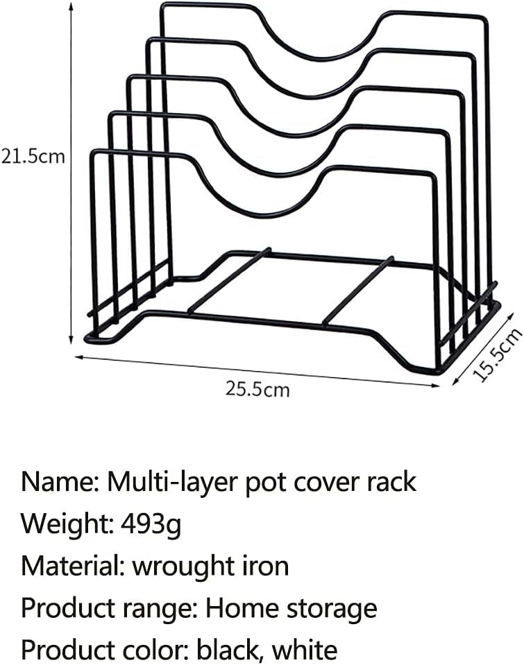 Pot Lid and Cutting Board Organizer