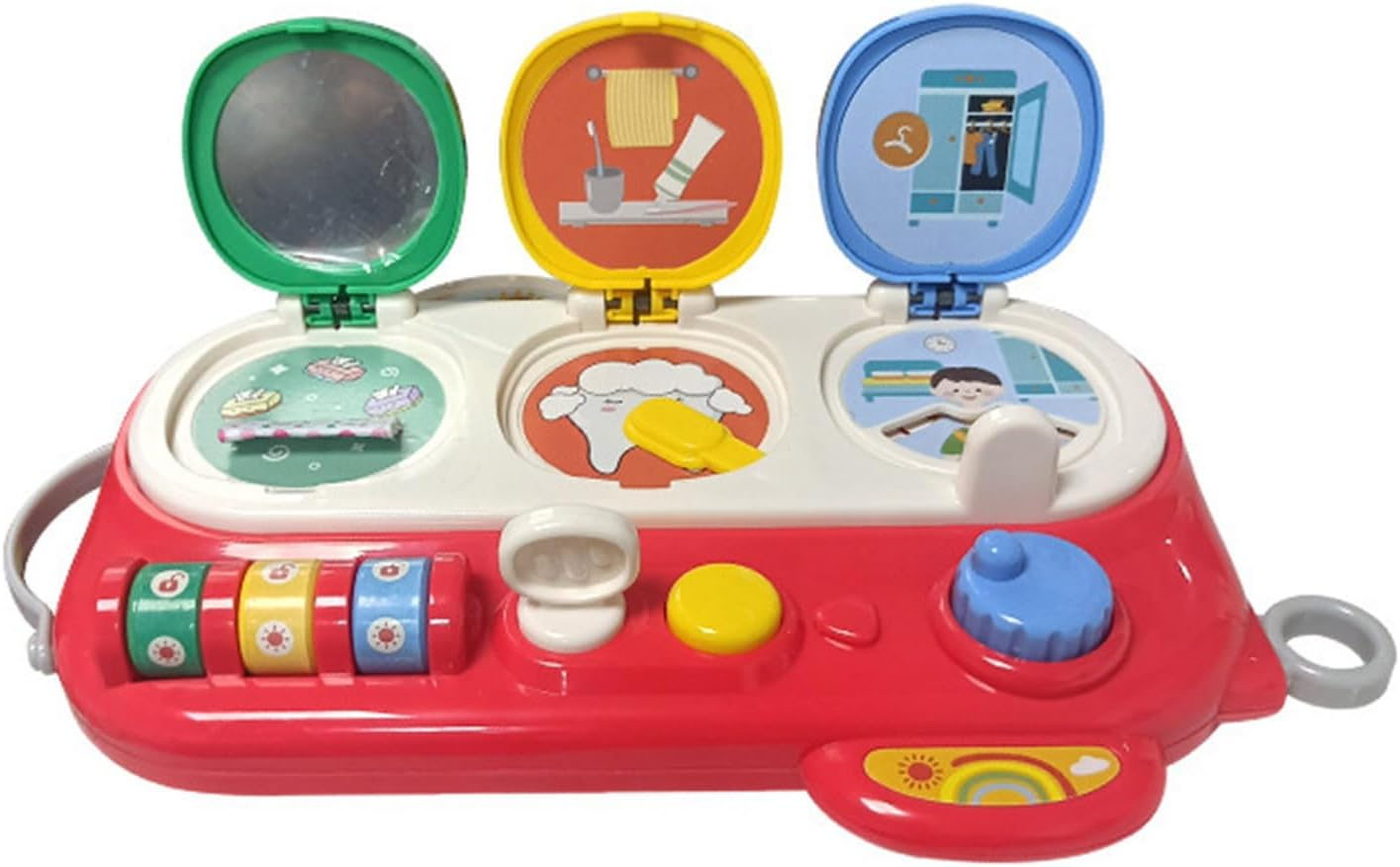 Red Sensory Educational Board
