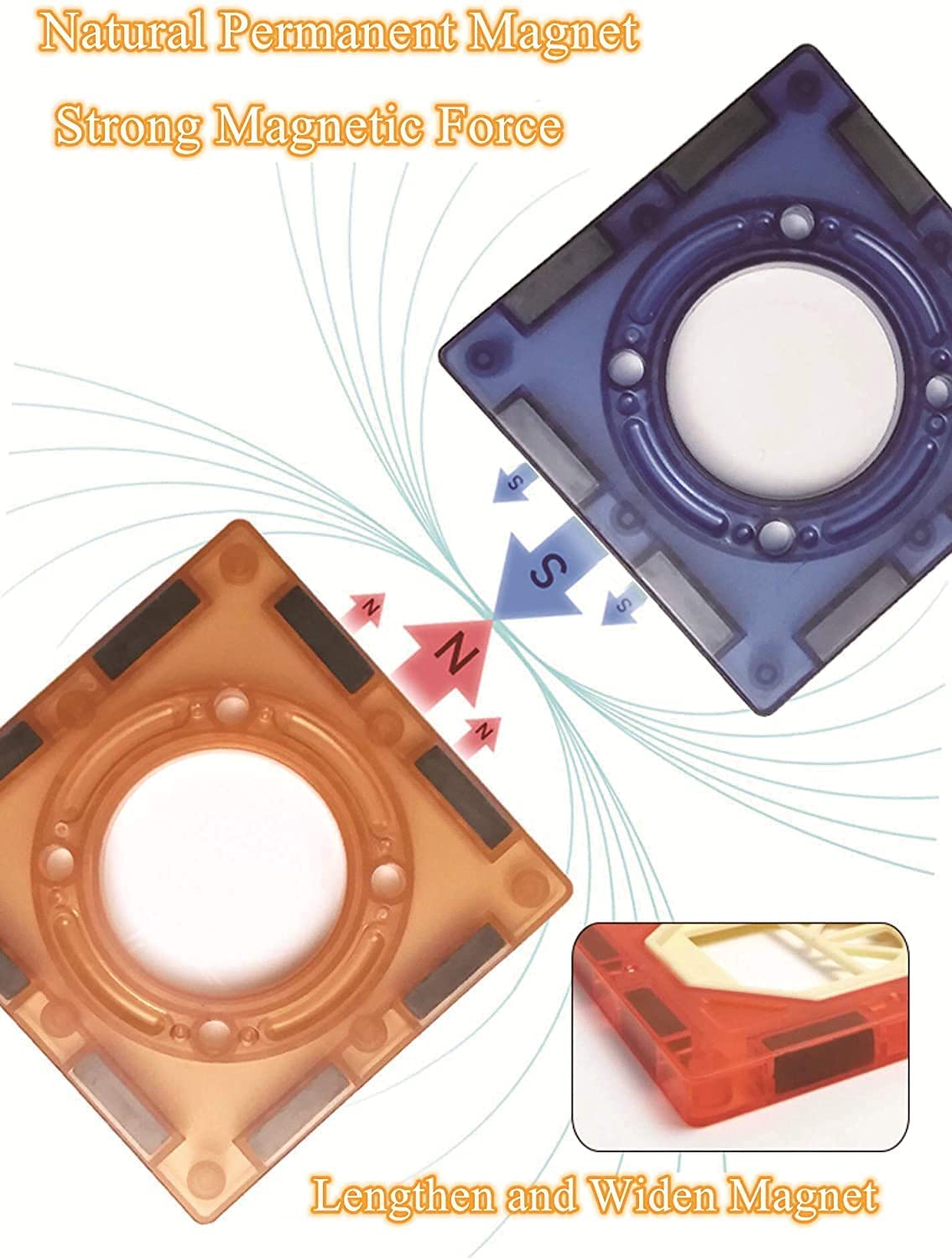 Magnetic Marble Tiles