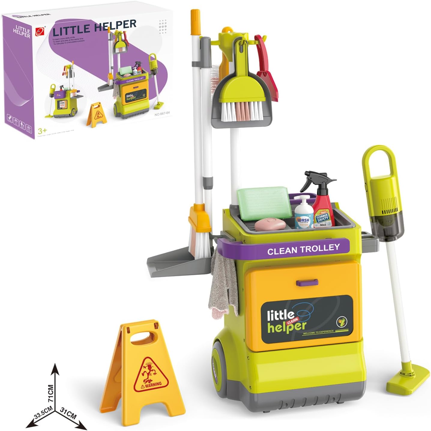 MiniClean Kids Cleaning Cart