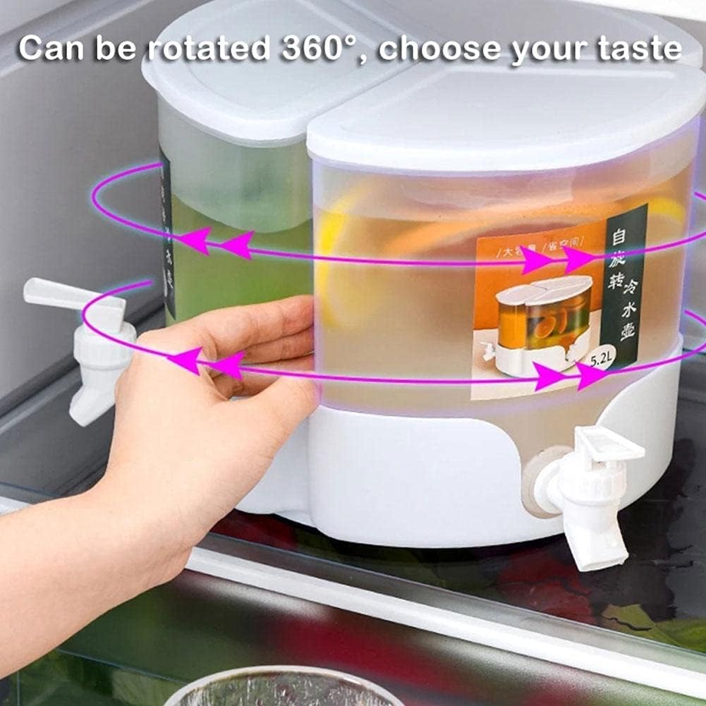 Drink Dispenser with 3 Compartments