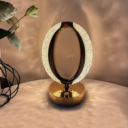 3W LED Oval Crystal Table Lamp