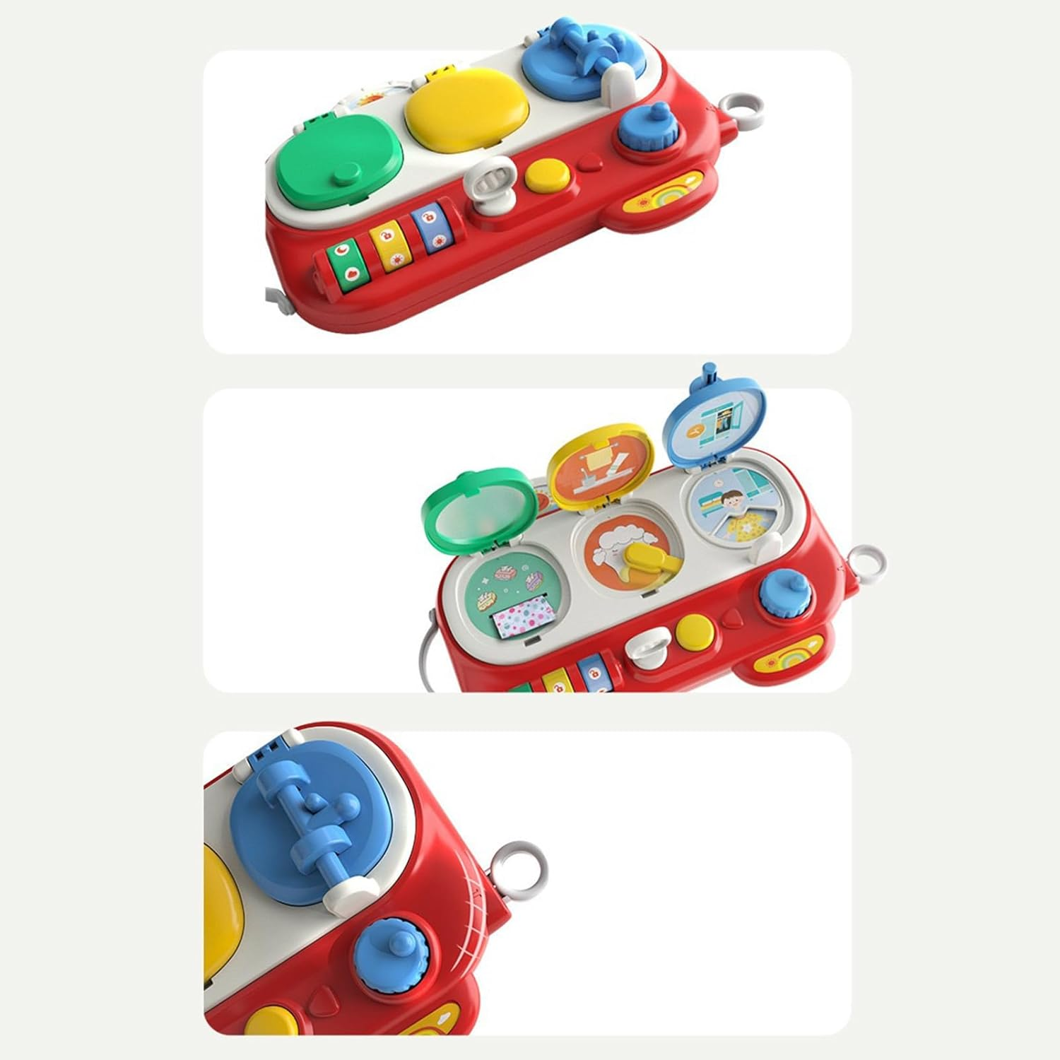 Red Sensory Educational Board