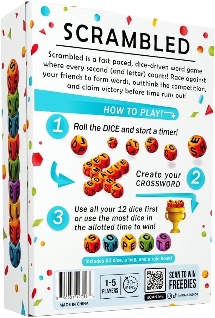 Scrambled — Dice Crossword Word Game