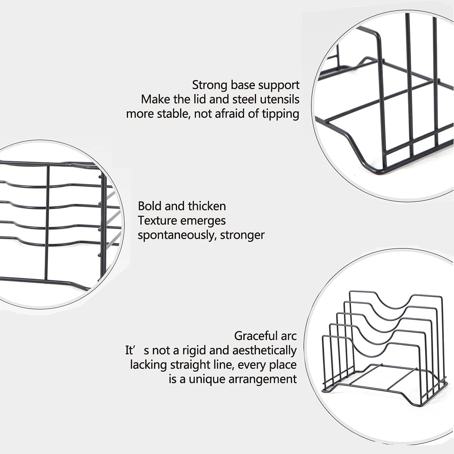 Pot Lid and Cutting Board Organizer